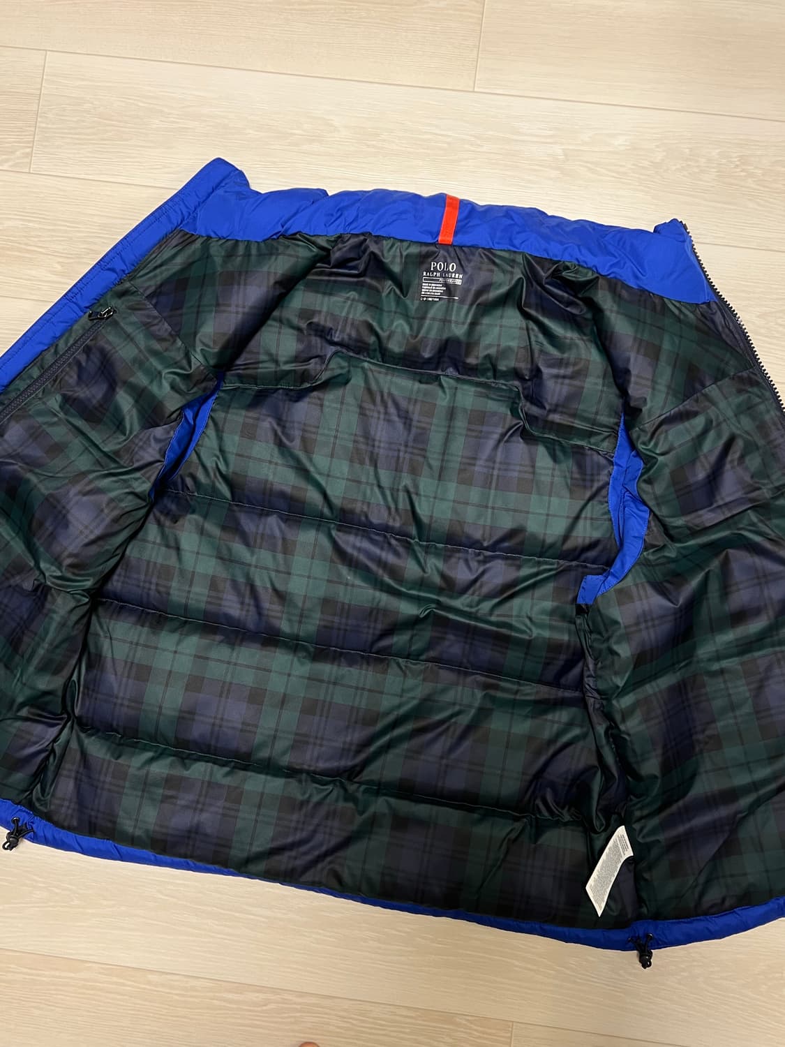 폴로 랄프로렌 패딩 조끼 블루 상품이미지3