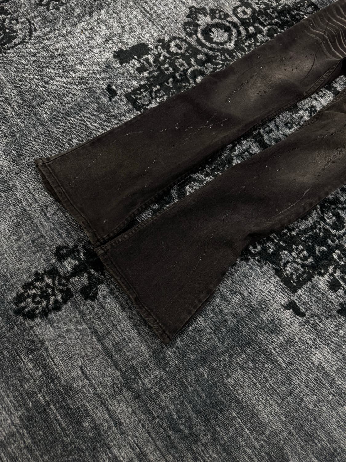 Kui 00s archive lame coating flare denim 상품이미지6