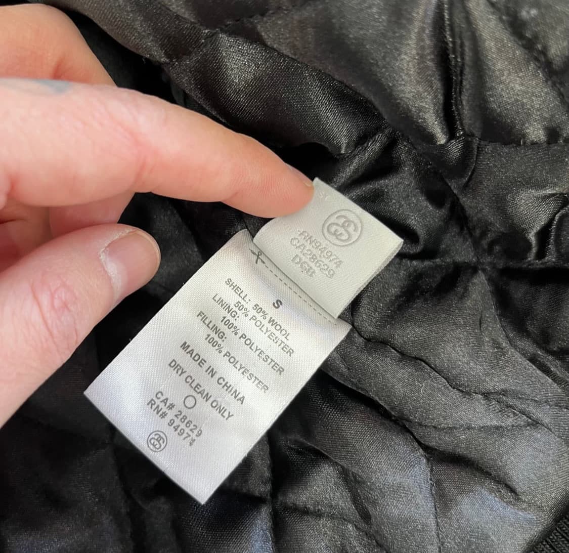 스투시 35주년 울 바시티 S 상품이미지7