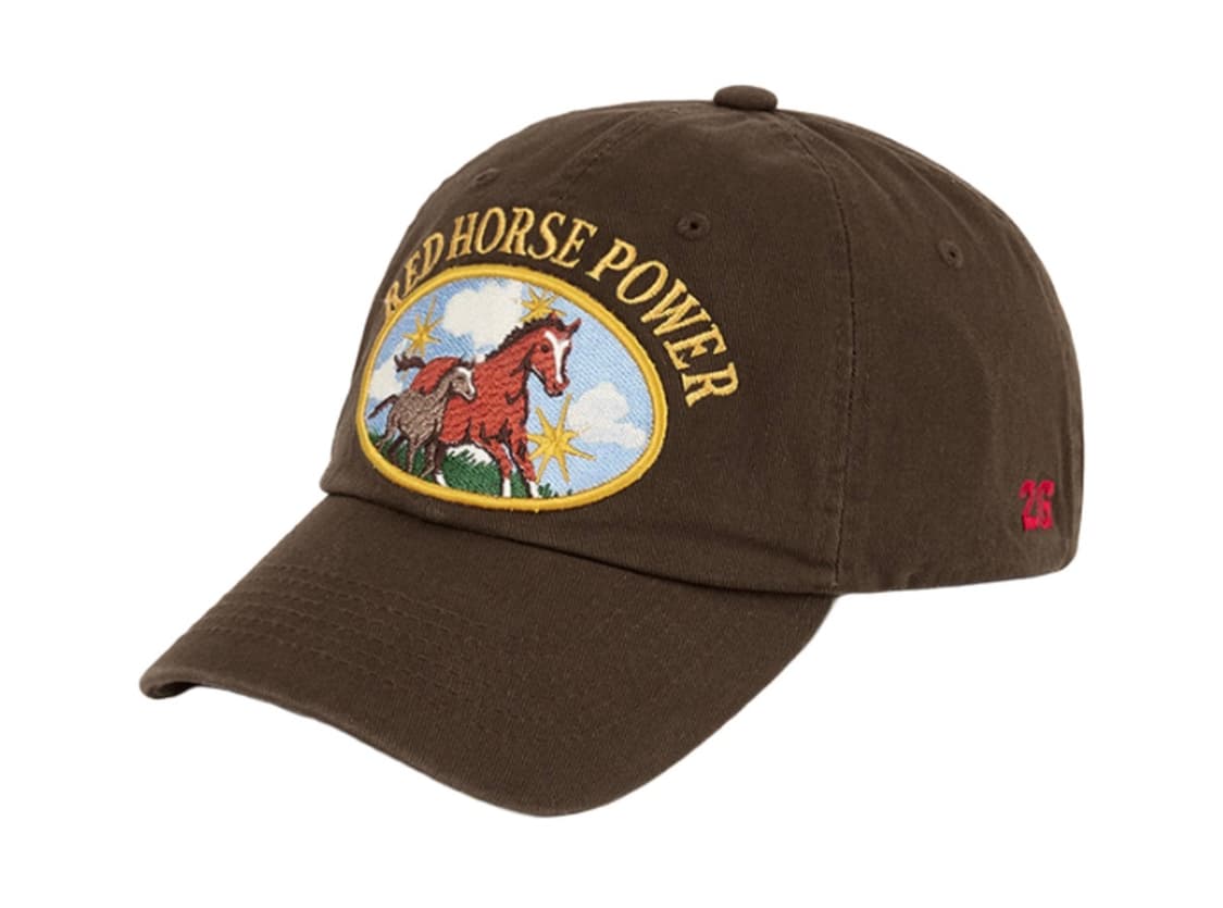 오픈와이와이 적토마 패치 볼캡 브라운 상품이미지1