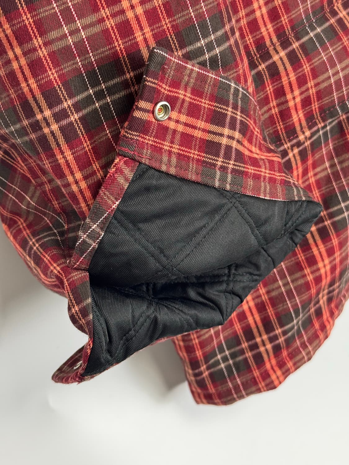 GU X 뷰티풀 피플 체크 보아 후리스 플리스 자켓 블루종 L 상품이미지6