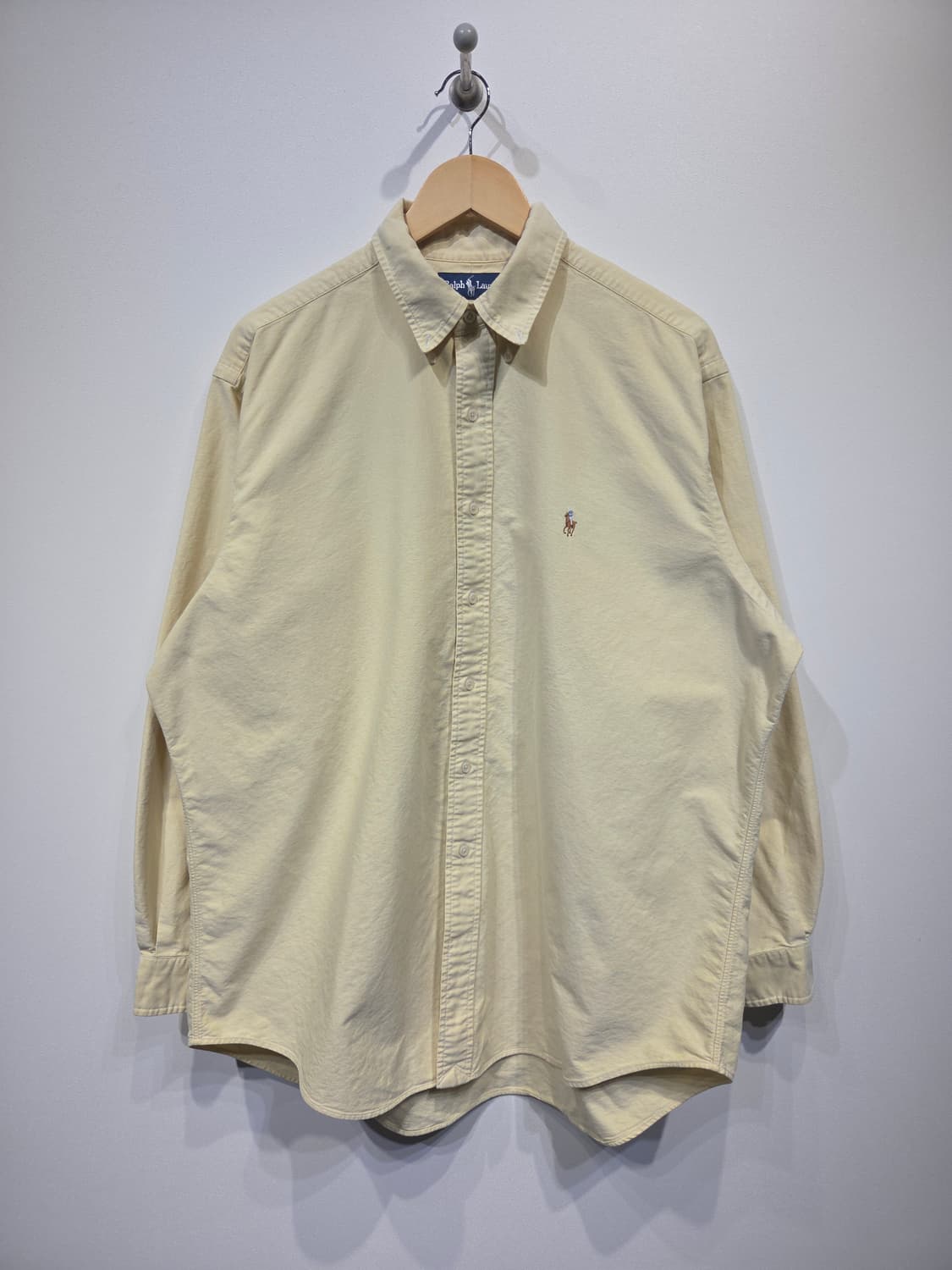 폴로 랄프로렌 옐로우 옥스포드 셔츠 상품이미지2