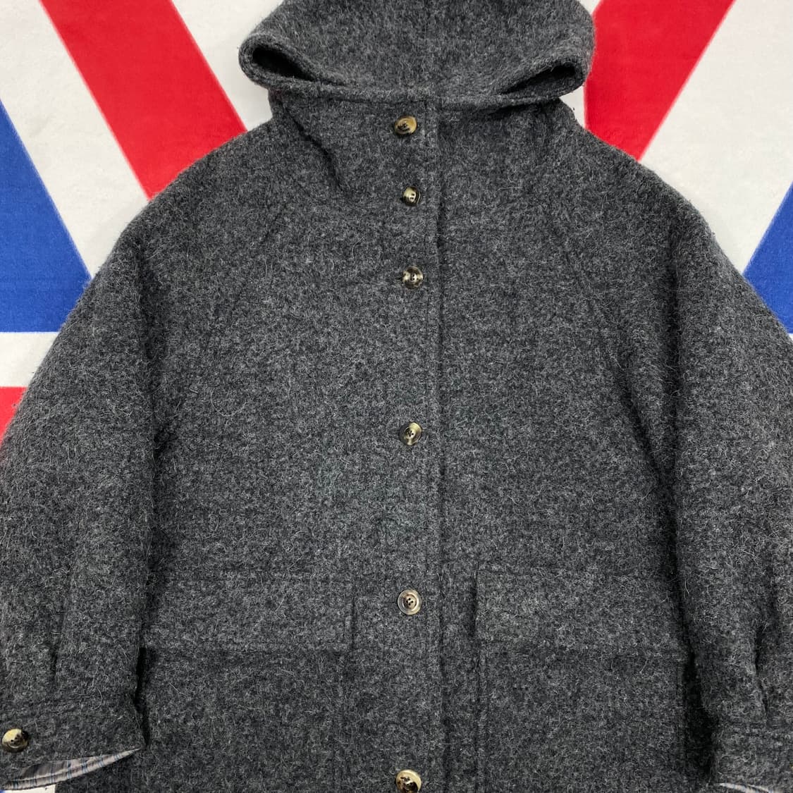 시엔느 스웨디시 알파카 후드코트 여성 Free 상품이미지3