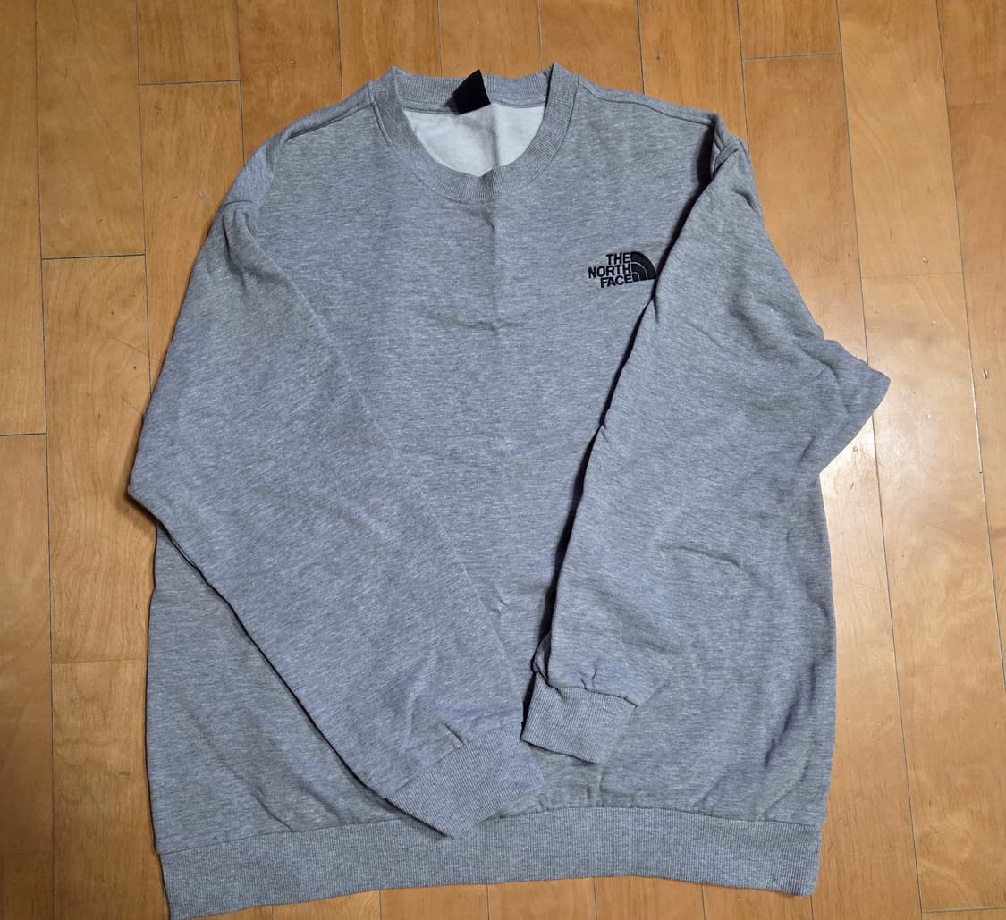 노스페이스 그레이 맨투맨 2XL/110 상품이미지1