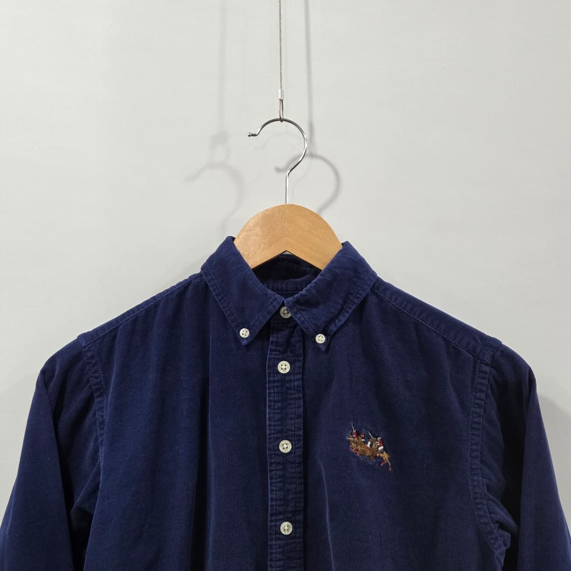 폴로랄프로렌 키즈 버튼다운 멀티포니 코듀로이 셔츠 M/12/14 상품이미지2