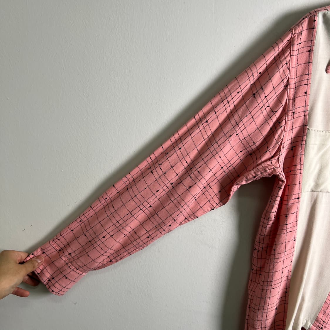 dry bones 드라이 본즈 핑크 체크 셔츠 S 상품이미지7