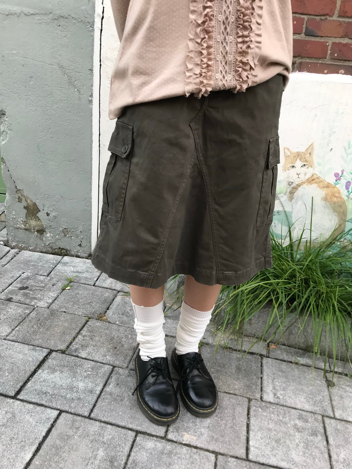 Beams heart cargo skirt 상품이미지1