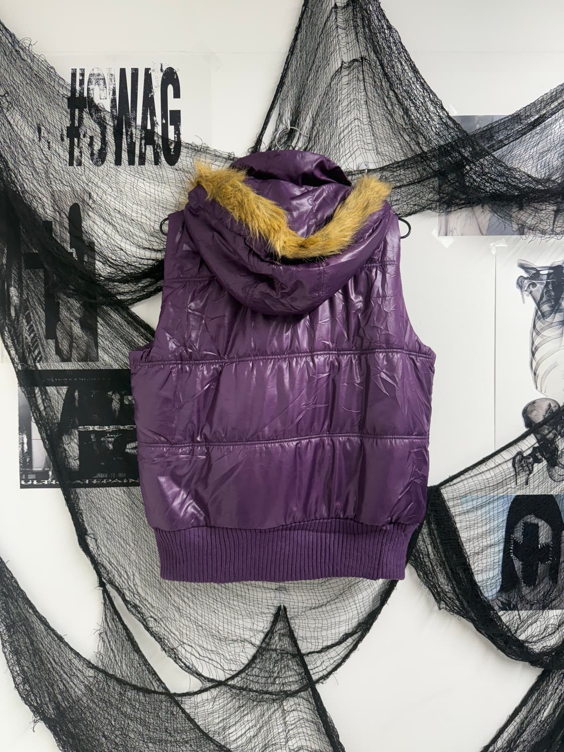 00s fur pocket detail vest 상품이미지3