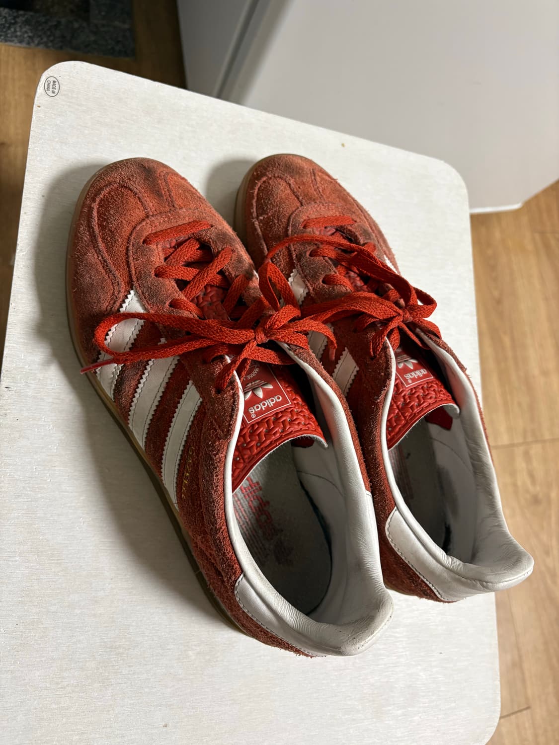 아디다스 가젤 인도어 오렌지 클라우드 화이트 250 상품이미지3