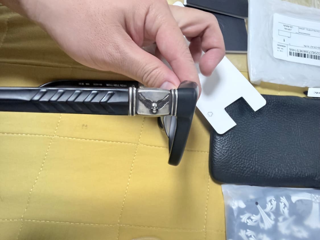 크롬하츠 웰헬예아 well hell yeah블랙 무광 안경 상품이미지2