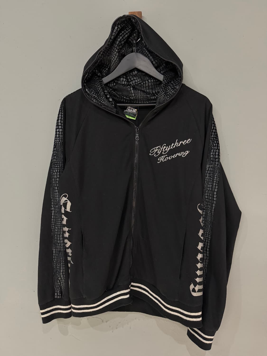 skull cubic python line hood zip-up 상품이미지6