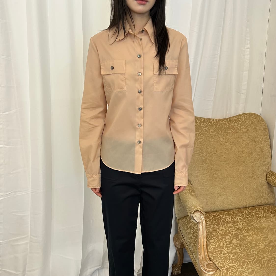 90s 헬무트 랭 나일론 셔츠 상품이미지2