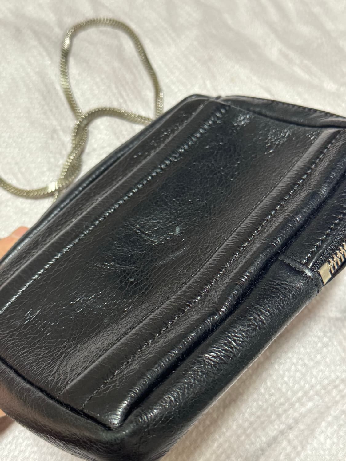 Matin Kim 마뗑킴 체인 크로스 미니백 상품이미지5