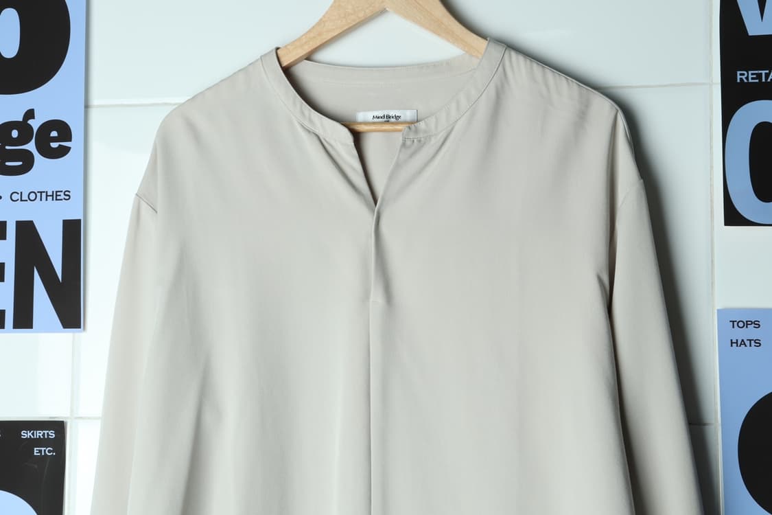 (XL-2XL) 마인드브릿지 셔츠 남방 차이나카라 부들부들-H31858 상품이미지3
