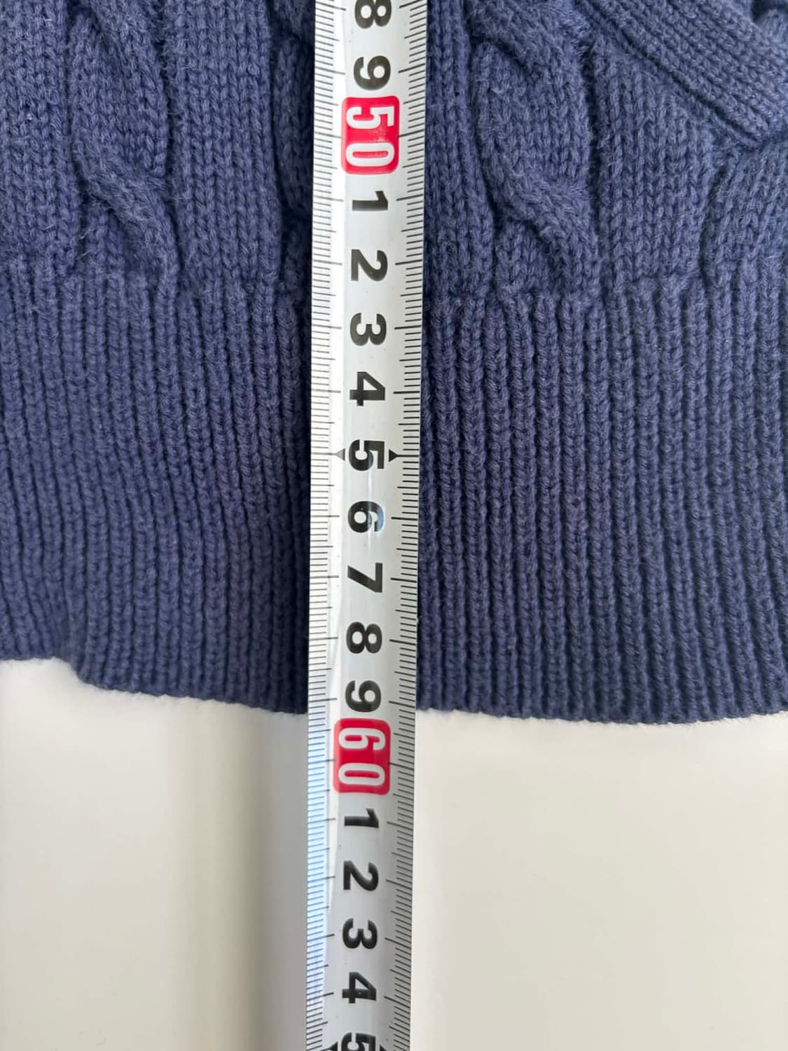 폴로 랄프로렌 네이비 걸즈 케이블 니트 집업(목택분실) 상품이미지5