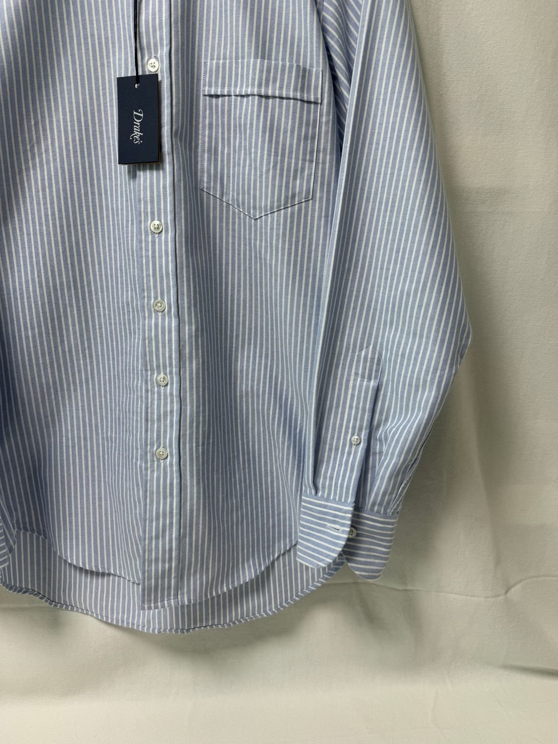드레익스 블루 스트라이프 셔츠 15.5 상품이미지3