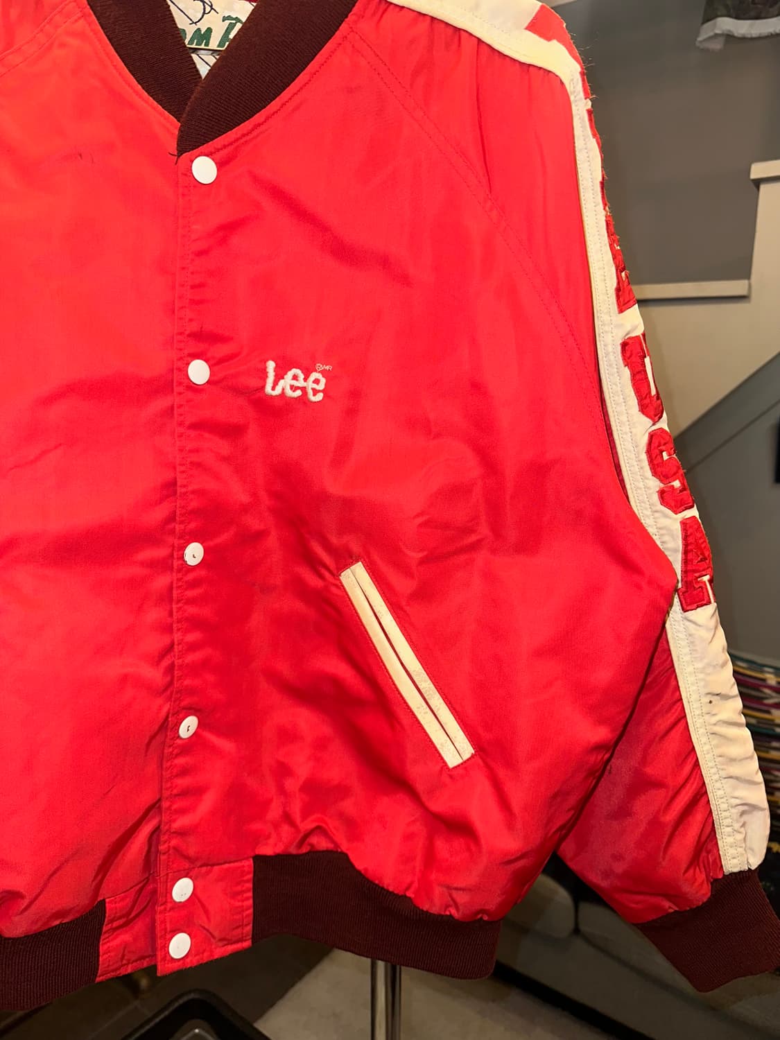 90’s Lee Storm Rider USA bomber jacket 상품이미지5