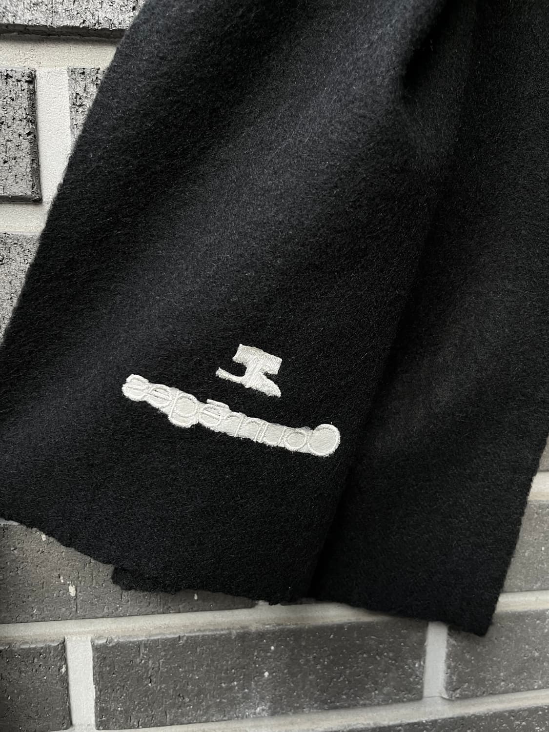 COURREGES 꾸레쥬 머플러 블랙 상품이미지7