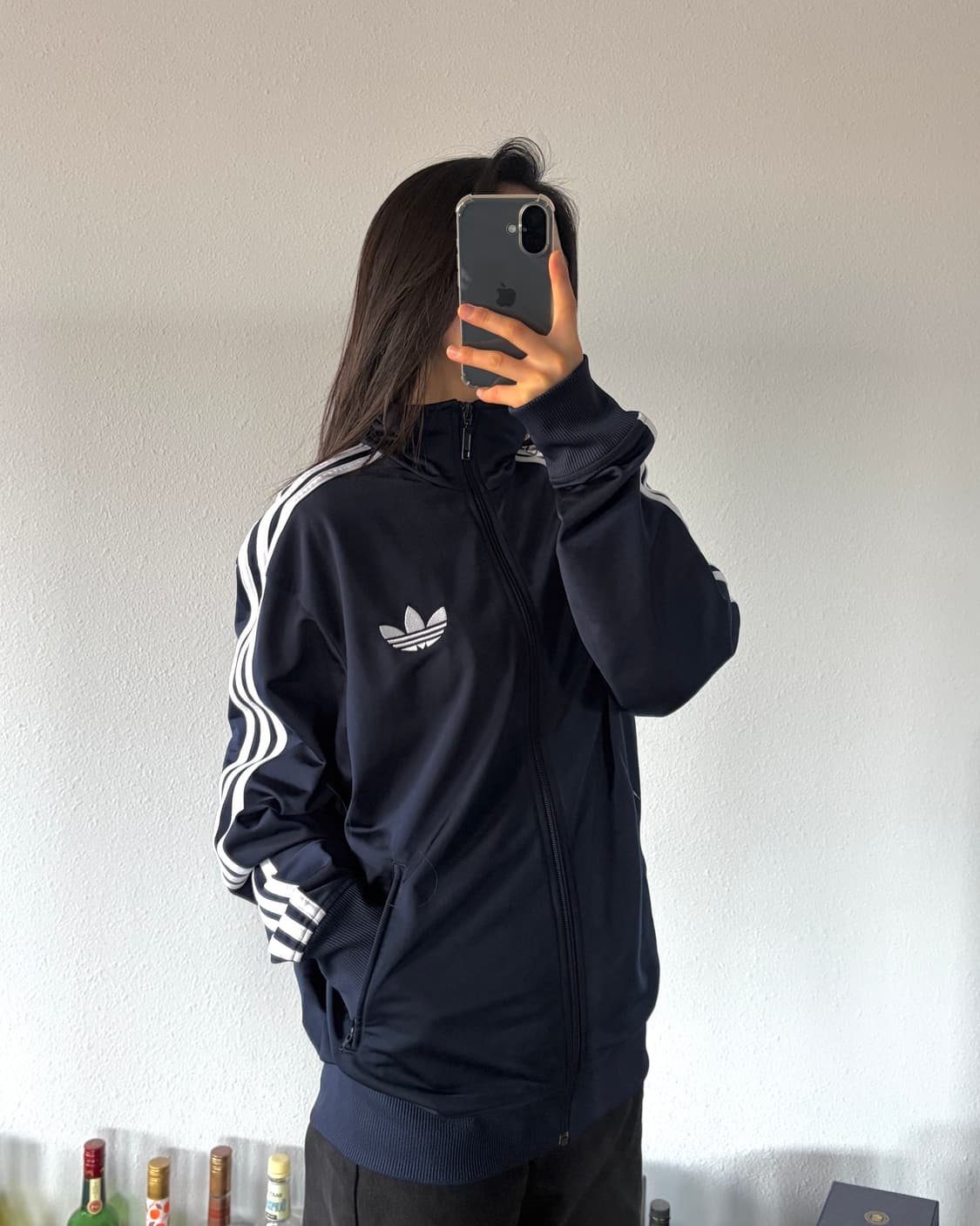 [L]아디다스 구형 파이어버드 네이비 트랙탑 져지 상품이미지1