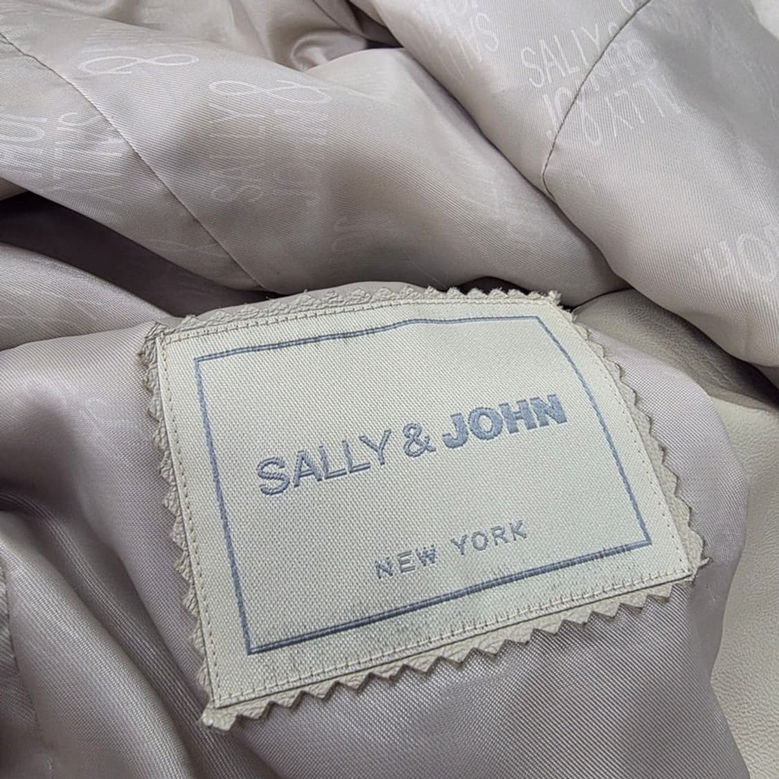 SALLY&JOHN 리얼 램스킨 가죽 블레이저 자켓 L 상품이미지5