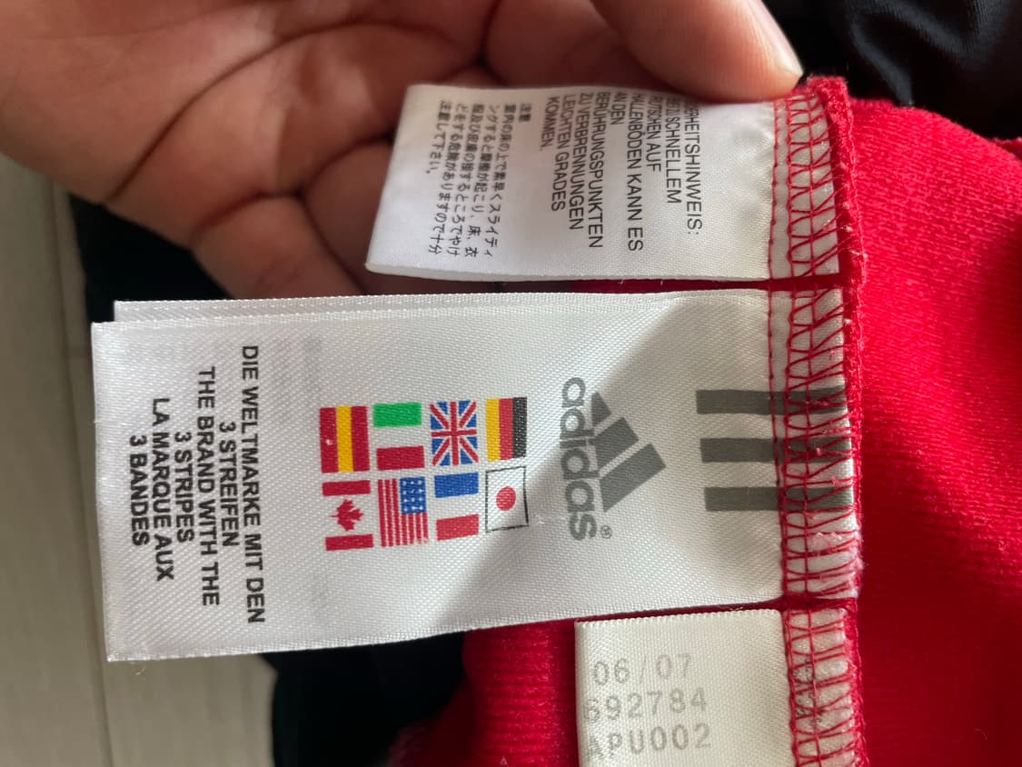 (국내 유일 매물/07-08) 아디다스 ac밀란 검빨져지 상품이미지3