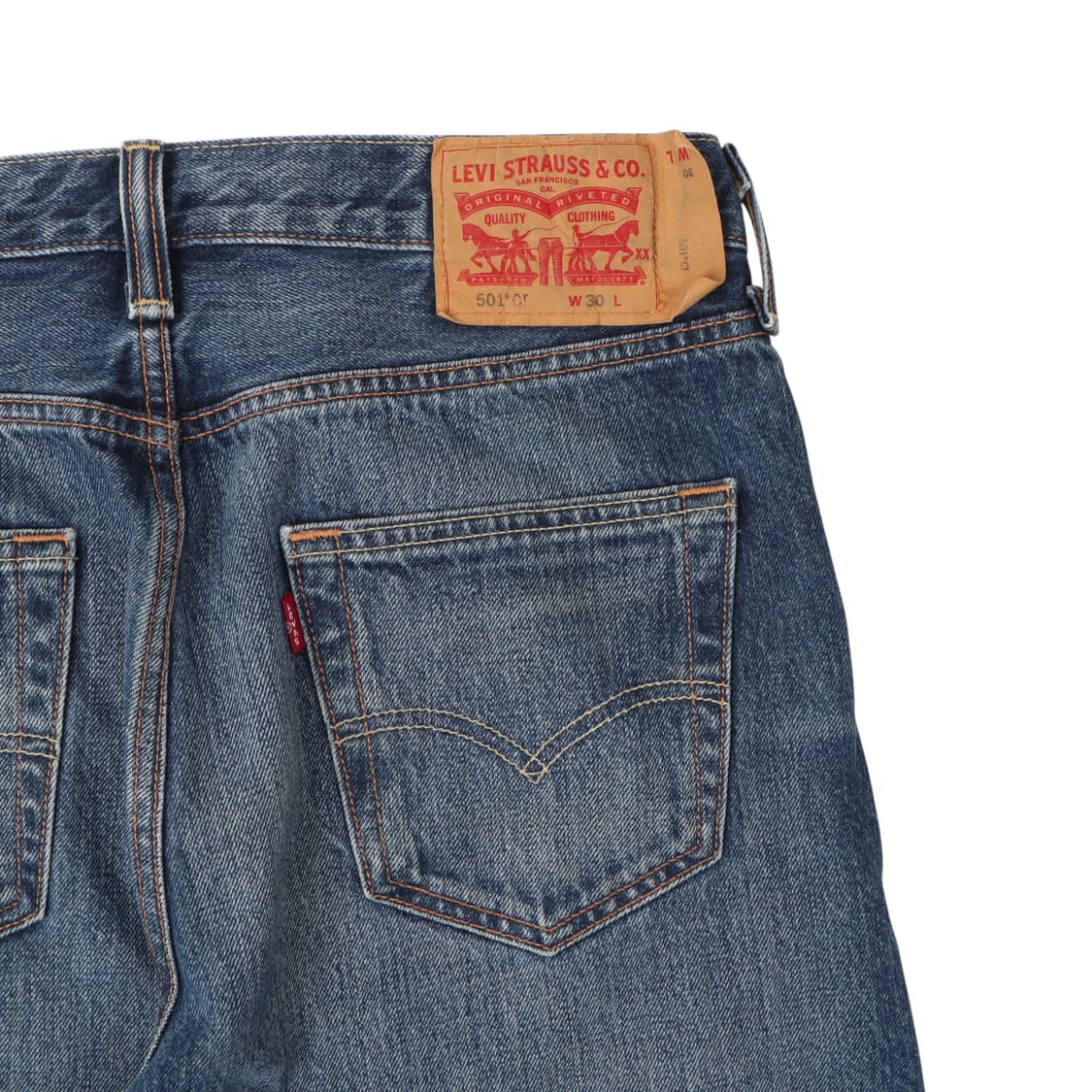 리바이스 501 ct 컷오프 하프 데님팬츠 상품이미지2