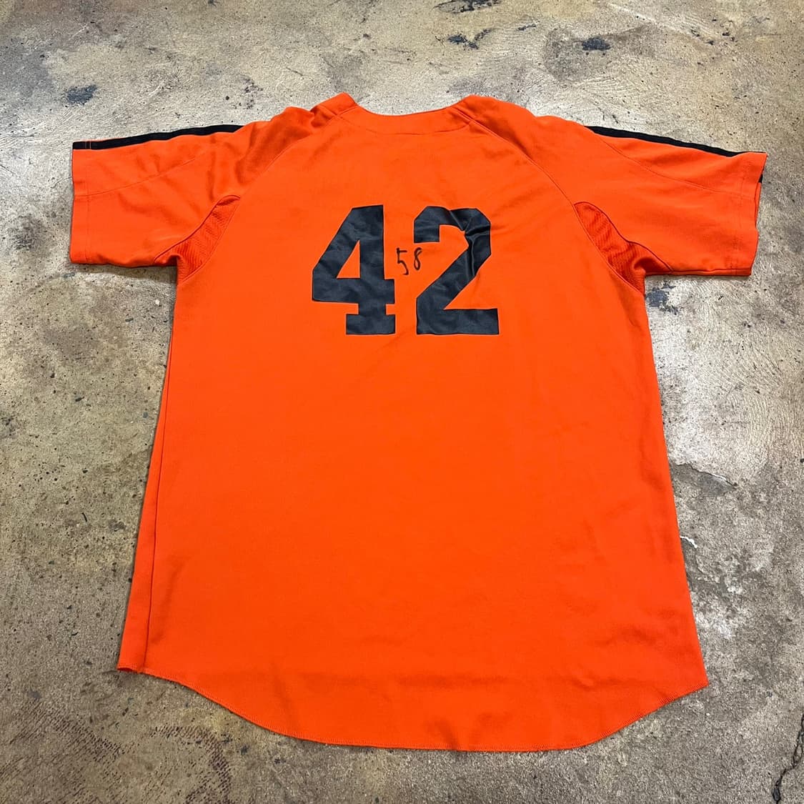 [ 정품/105 ] 아디다스 롯데자이언츠 반팔 야구 유니폼 b17 상품이미지3