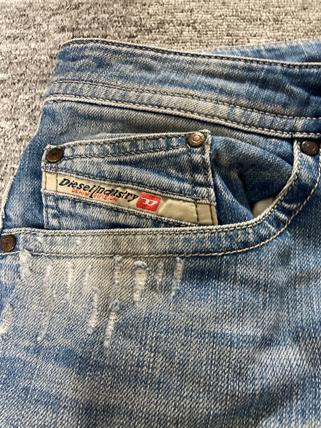 디젤 THAVAR water 008w7 슬림핏 데님 청바지 29/32 상품이미지3