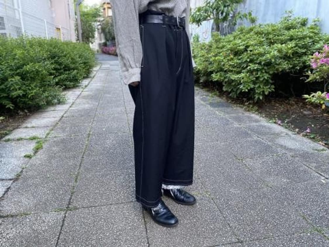 설밤 컷오프 하이 웨스트 팬츠 상품이미지2