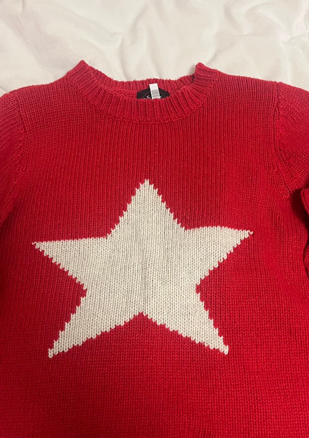 빔즈 스타 별 니트 레드 (드라이클리닝완료) 상품이미지3