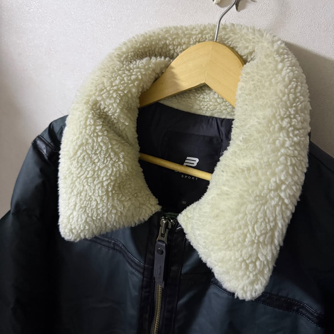 빈폴 거위털 양털 배색 다운점퍼 100 (남성 105정도) 상품이미지9