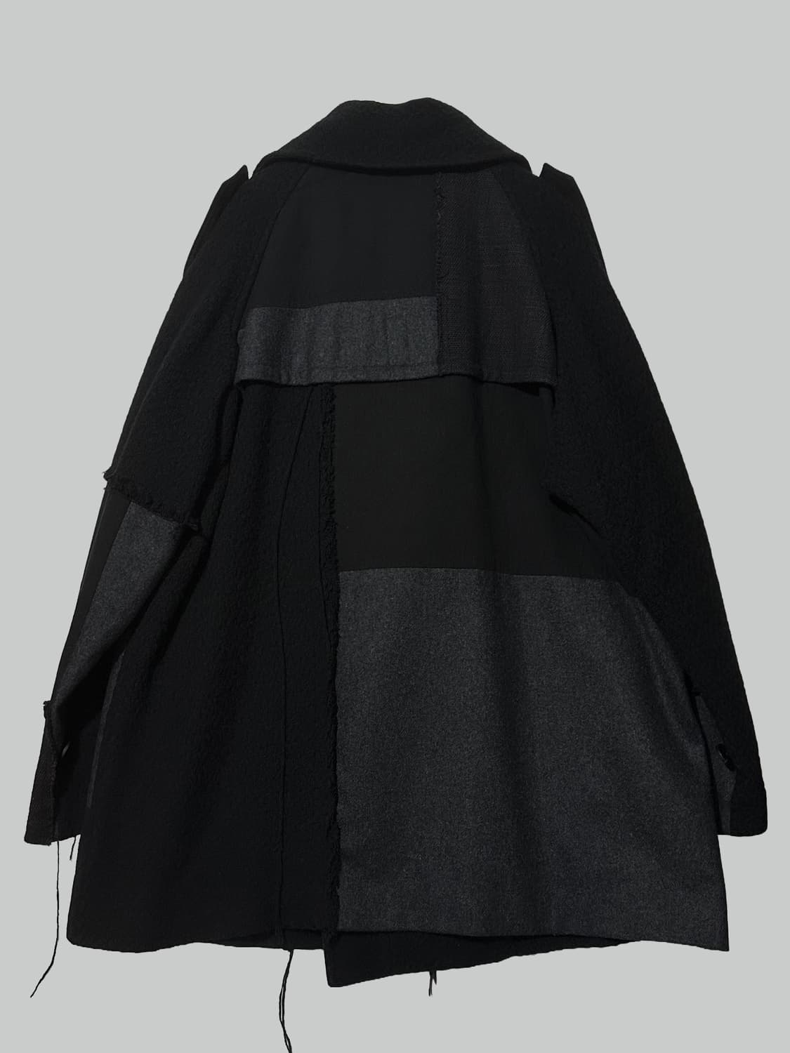 요지 야마모토 패치워크 피코트 상품이미지3