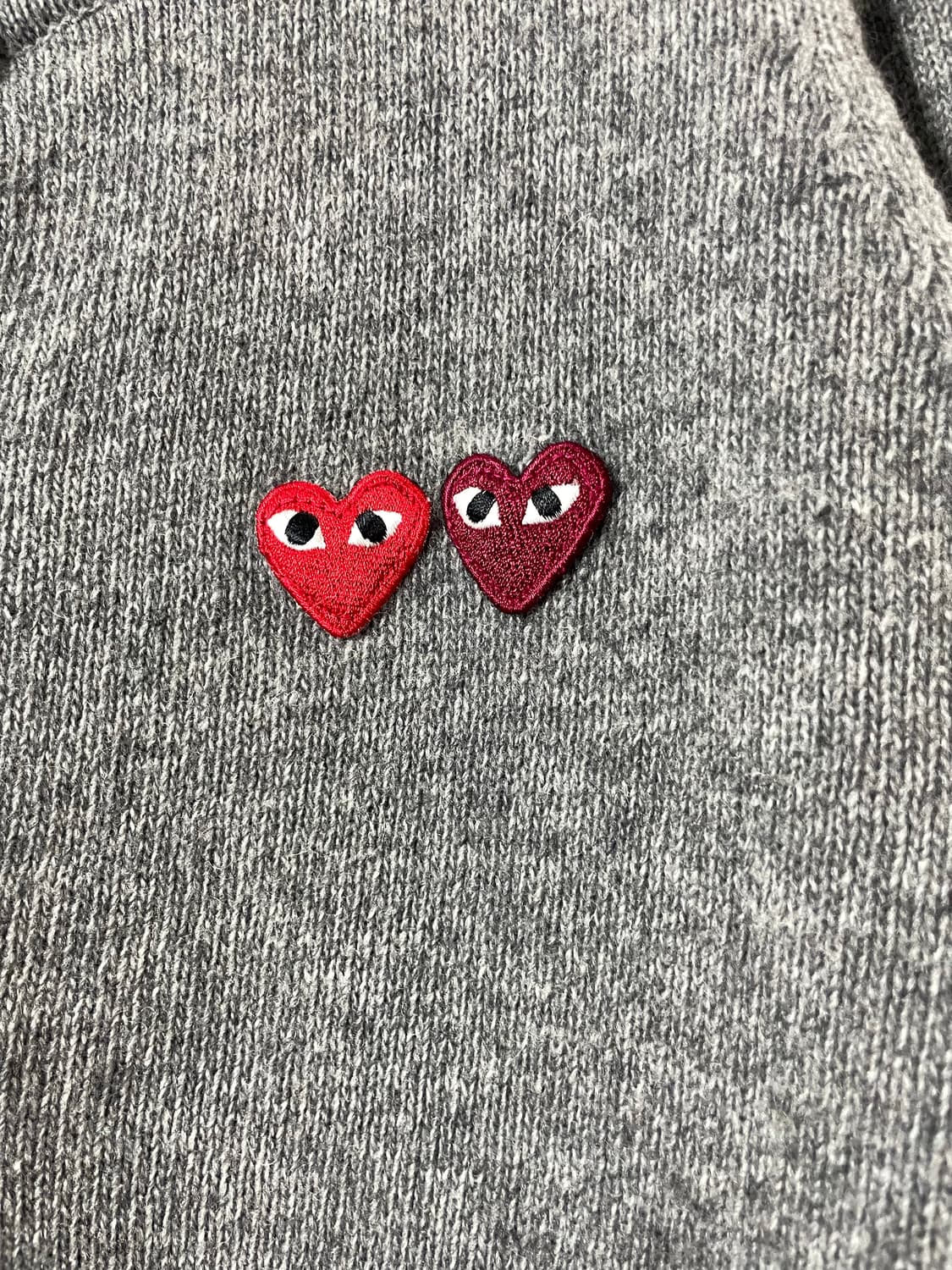 꼼데가르송 플레이 더블로고 가디건 상품이미지5