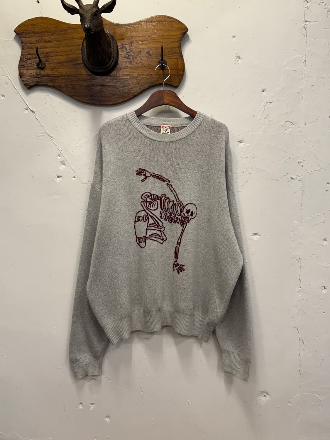 F) Skeleton Skate Knit Sweatshirt 상품이미지2