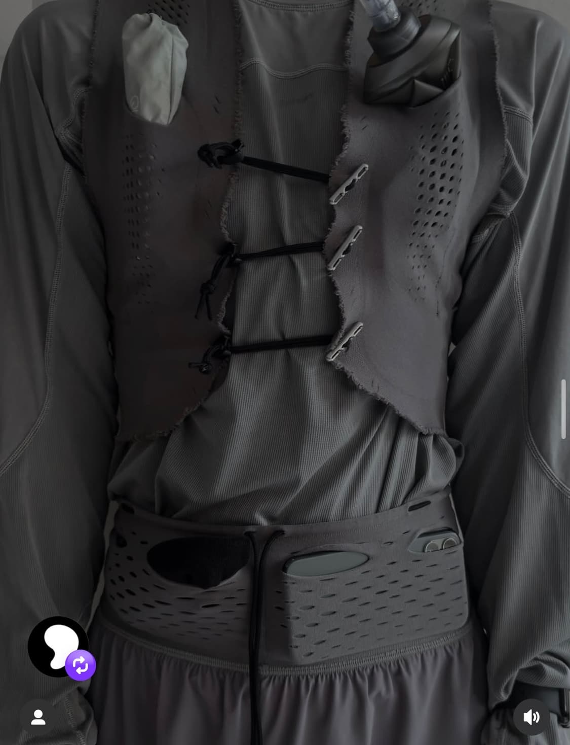 [1-2] gnuhr 누어 러닝 워프쇼츠 plaza taupe 상품이미지1