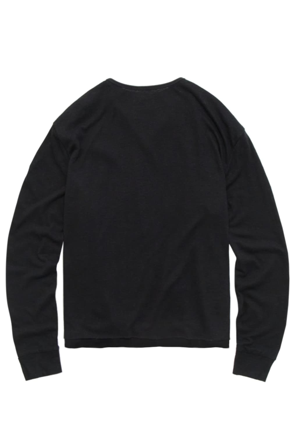 폴리테루 루트 넥 크롭 롱 슬리브 블랙[4] 상품이미지2