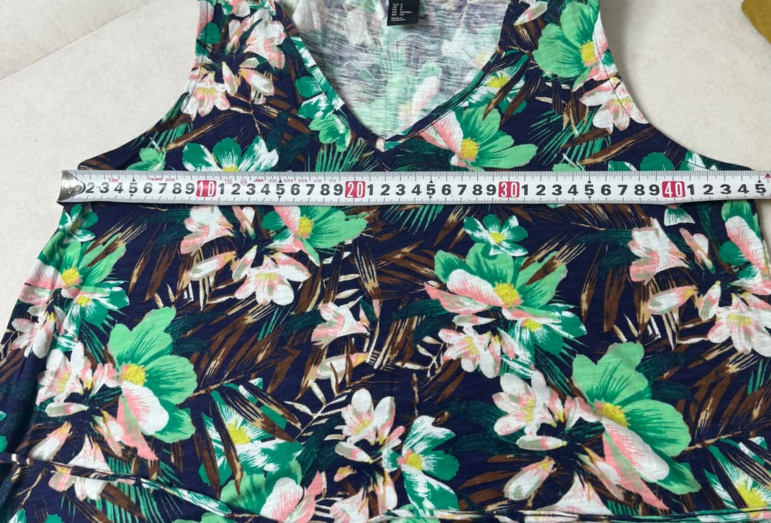 H&M 플로럴 맥시 원피스 상품이미지7