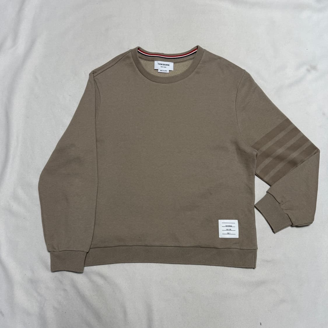 톰브라운 브라운 사선 맨투맨 상품이미지2