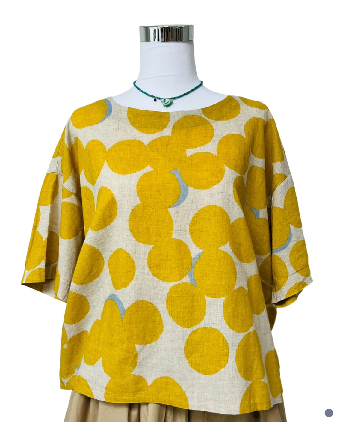 Yellow+blue circle top 상품이미지5