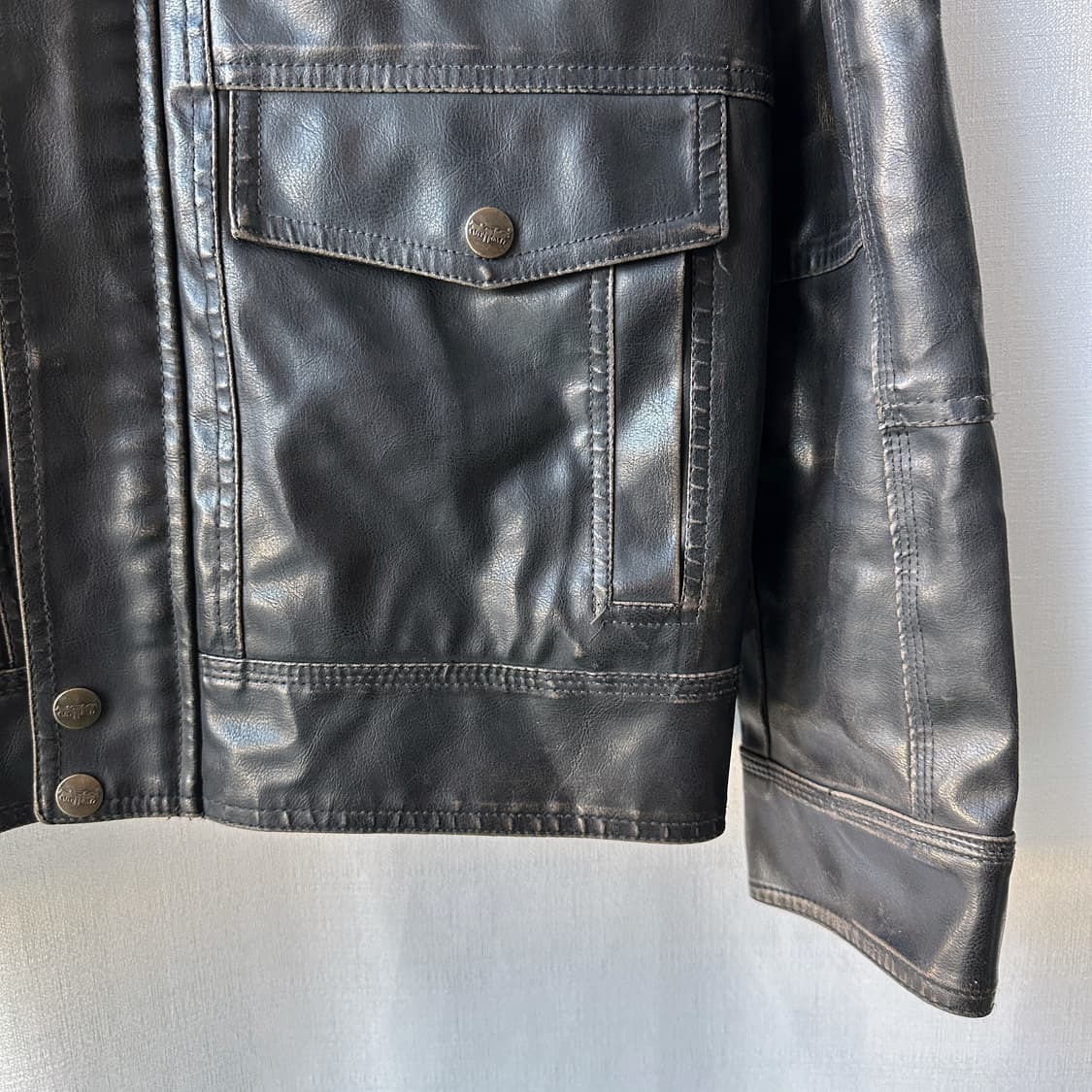 리바이스 레더 M65 필드 자켓 다크 브라운 상품이미지3