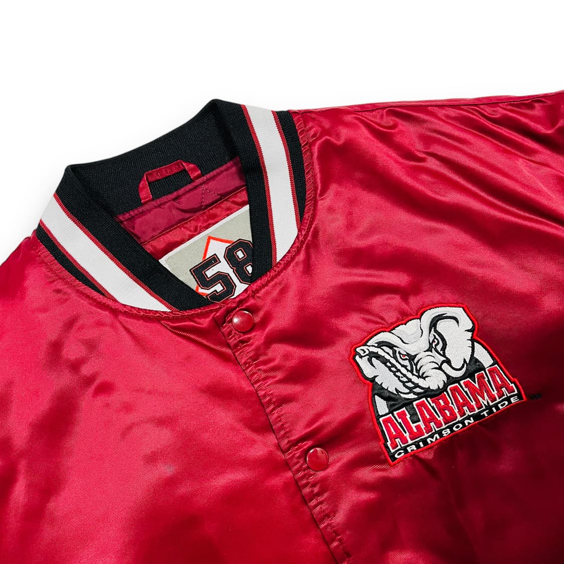 58 스포츠 알라바마 새틴 스타디움 빈티지 올드스쿨 자켓 상품이미지5