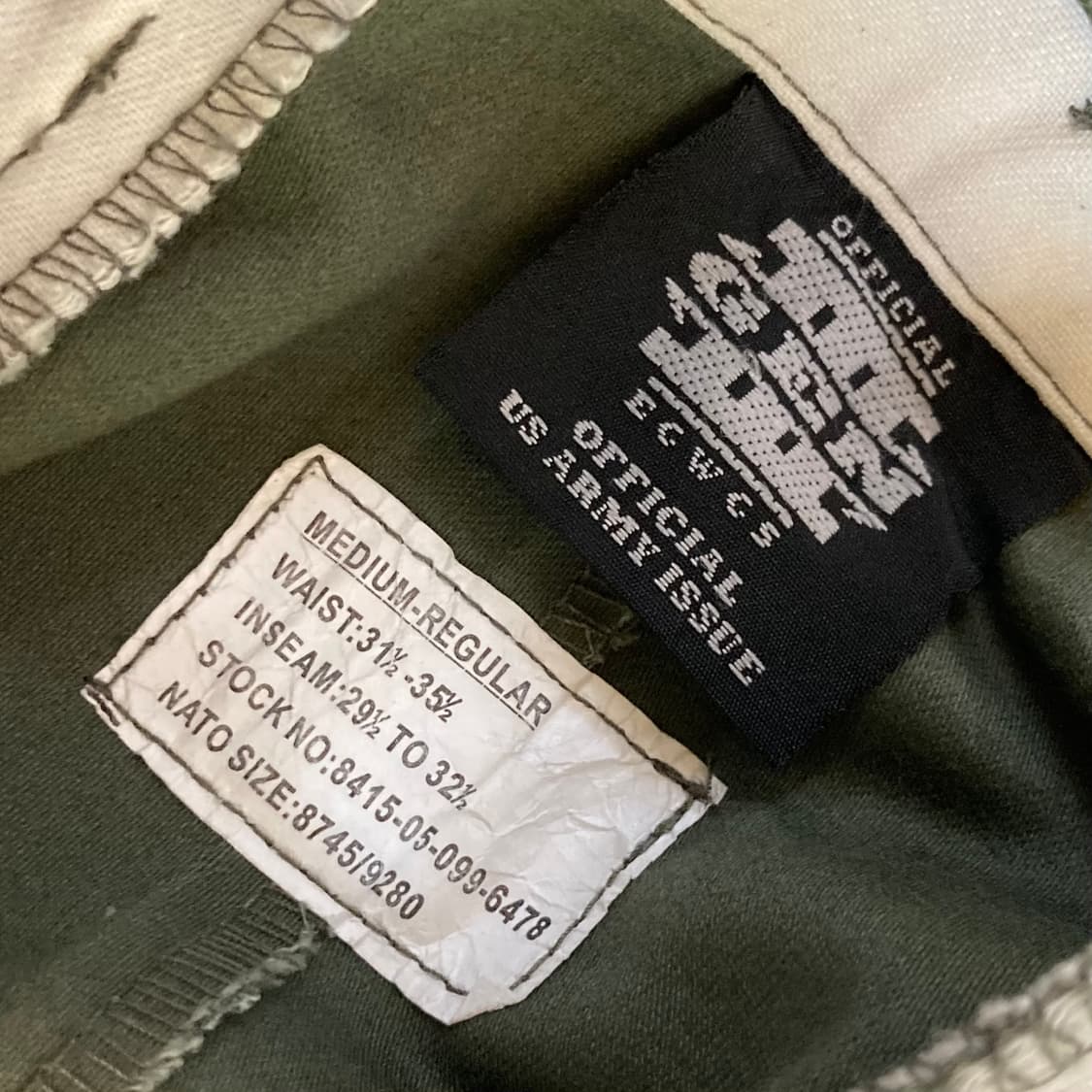 밀리터리 코튼팬츠 MIDIUM-REGULAR 상품이미지5