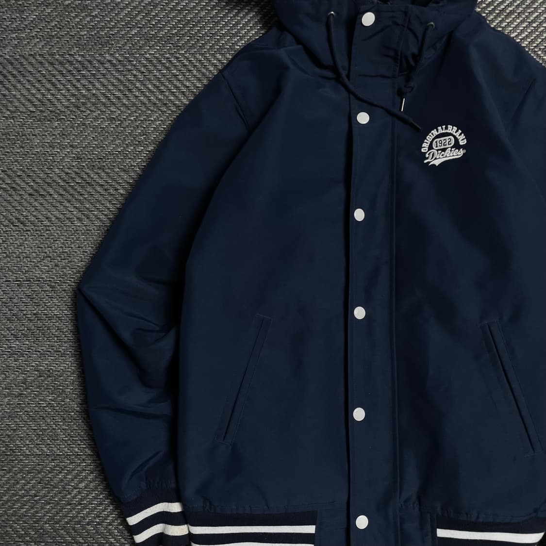 디키즈 USA 오리지날 스타디움 바시티 후드 자켓 네이비y 5065 상품이미지3