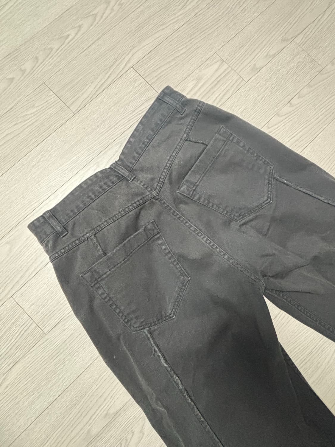 NOUN 노운 블랙 와이드 팬츠 상품이미지2