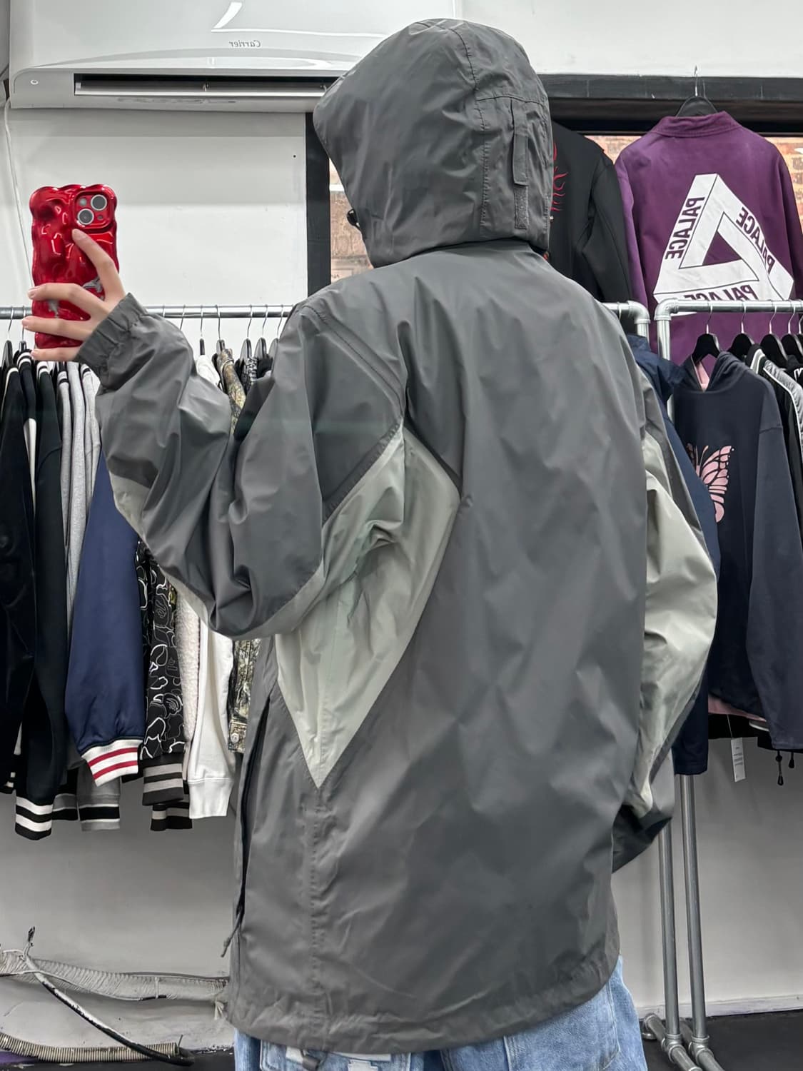 콜롬비아 옴니테크 그레이 바람막이 상품이미지4