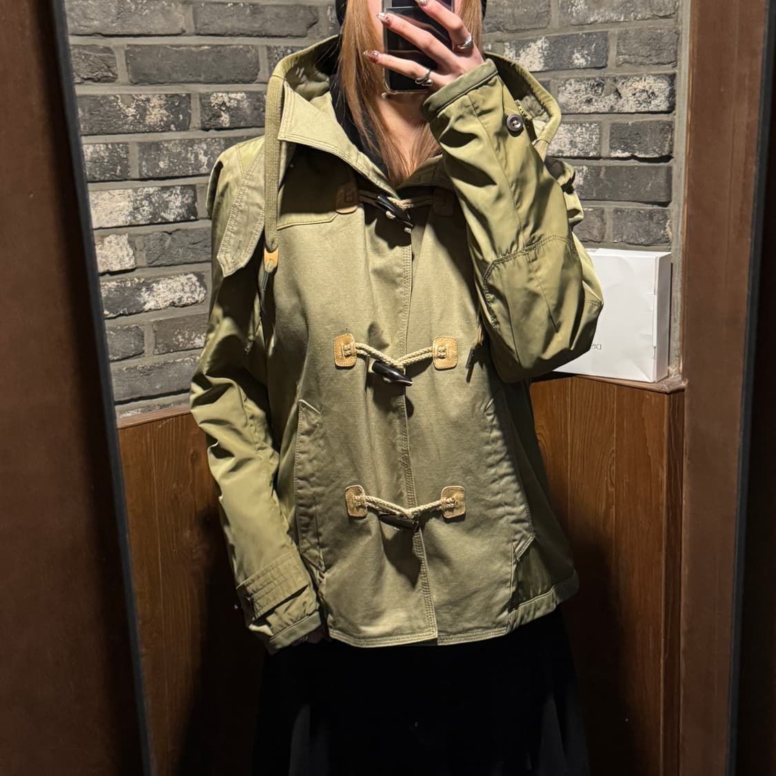 M) 디젤 Diesel 믹스 미디어 더플 후드 자켓 상품이미지10