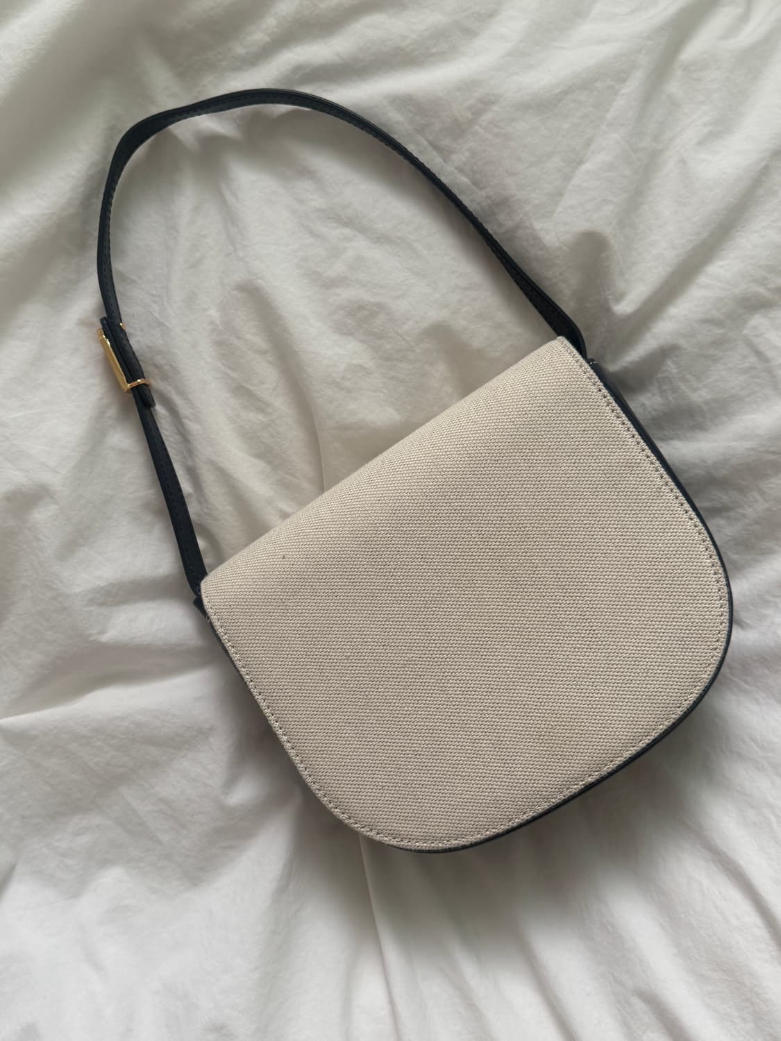 recto 렉토 시그니처 캔버스 미디엄백 (숄더백) 상품이미지1