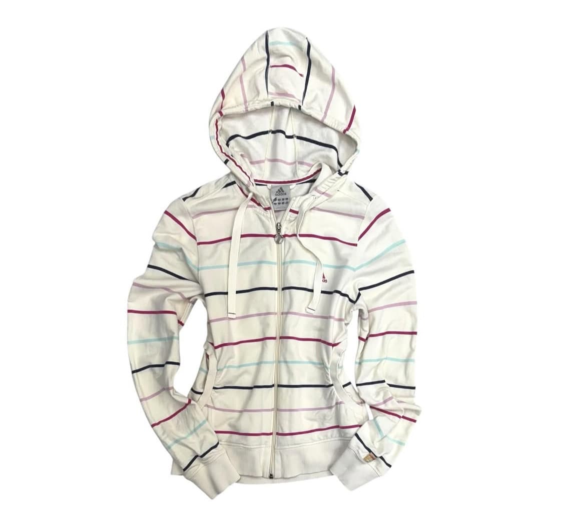 아디다스 스트라이프 후드집업 상품이미지1