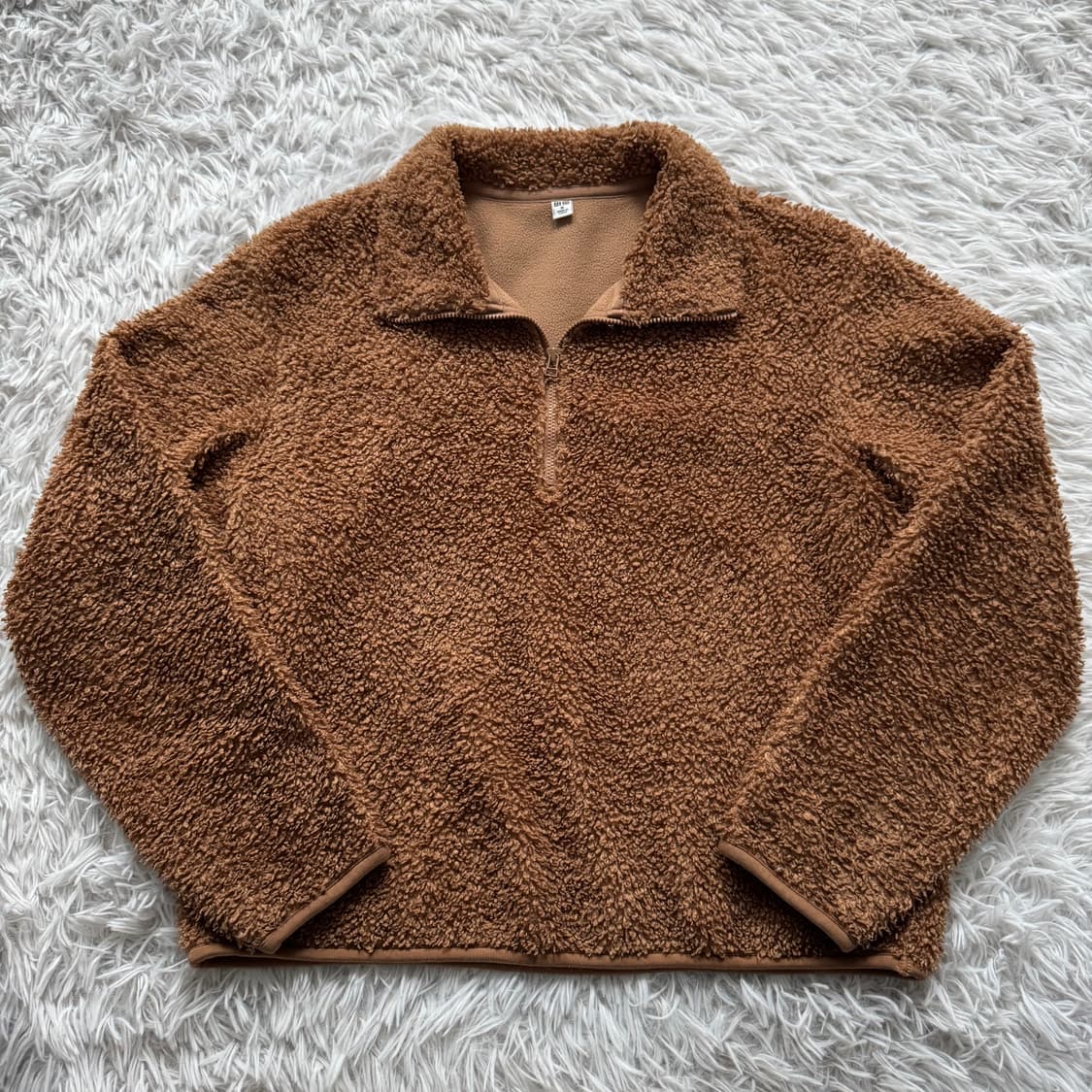 UNIQLO 일본빈티지 반집업후리스 유니클로후리스 유니클로반집업 M 37 상품이미지2