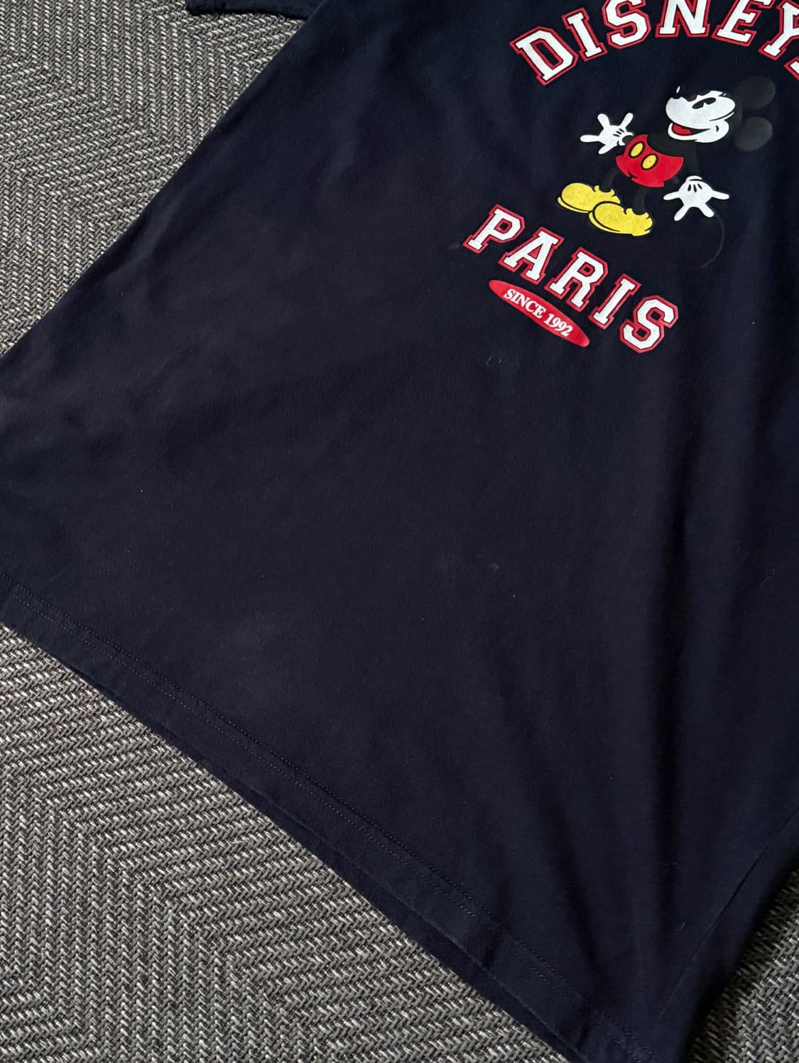 90s 디즈니랜드 PARIS 미키마우스 빈티지 티셔츠 (105-108) 상품이미지5